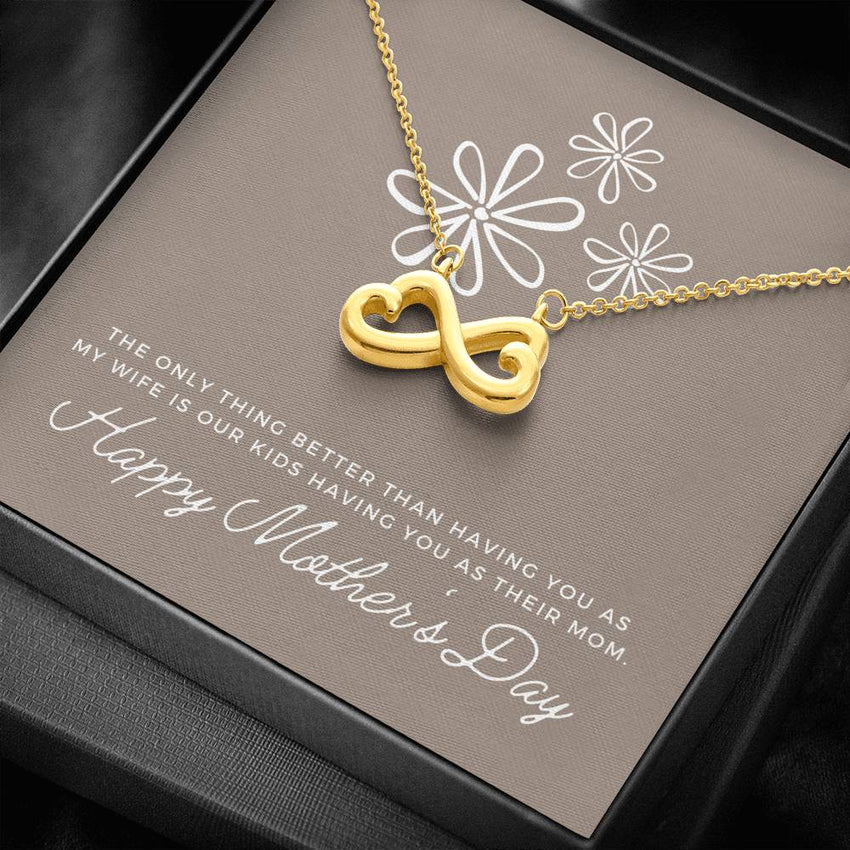 Infinity Heart Necklace - Mother's Day Gift
