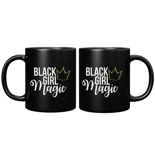 Black Girl Magic with Gold Crown