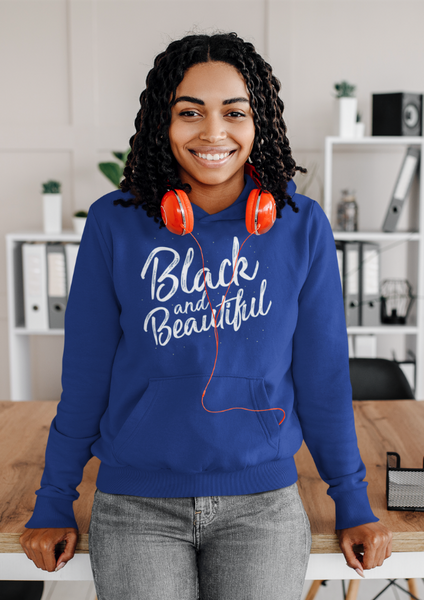 Black and Beautiful Unisex Signature Hoodie - Melanin Magic