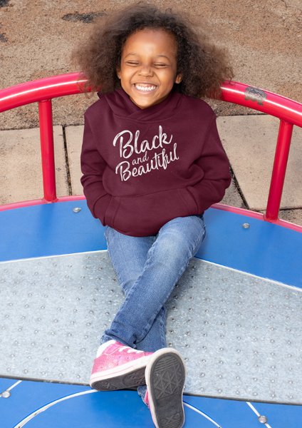 Black and Beautiful Youth Hoodie - Melanin Magic
