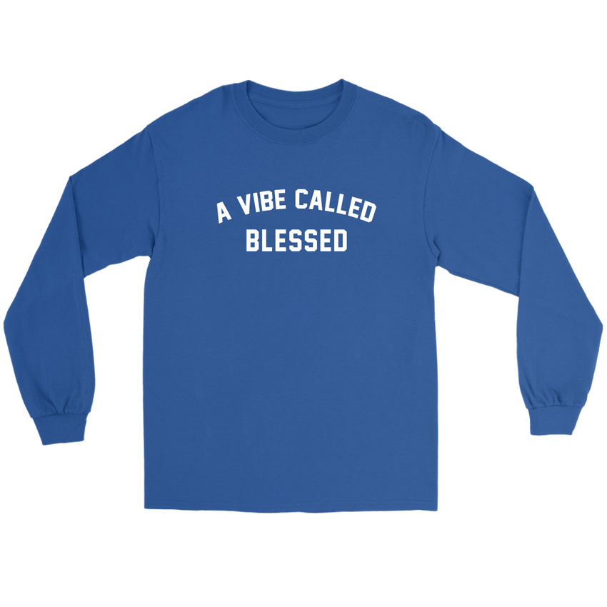 A Vibe Called Blessed - Melanin Magic Unisex Long Sleeve Shirt