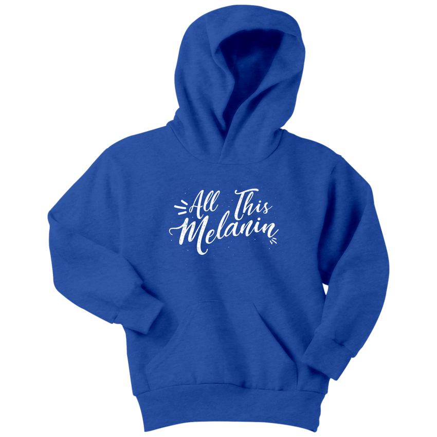 All This Melanin - Youth Hoodie  Sweatshirt