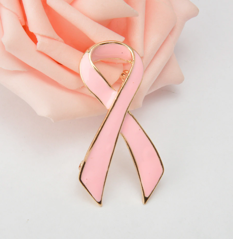 Breast Cancer Awareness - Pink Ribbon Lapel Brooch Pin