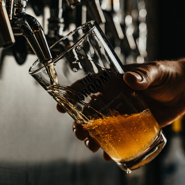 The Groom Crew  Custom Pint Glass