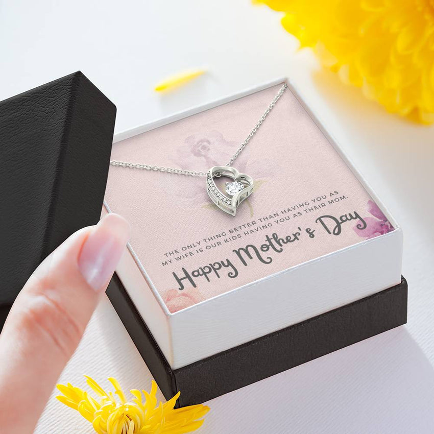 Forever Love Necklace for Wife - Mother's Day Necklace