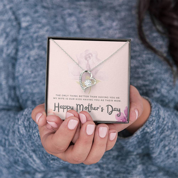 Forever Love Necklace for Wife - Mother's Day Necklace