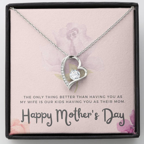 Forever Love Necklace for Wife - Mother's Day Necklace