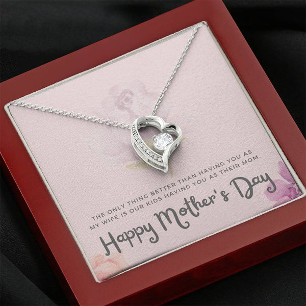 Forever Love Necklace for Wife - Mother's Day Necklace