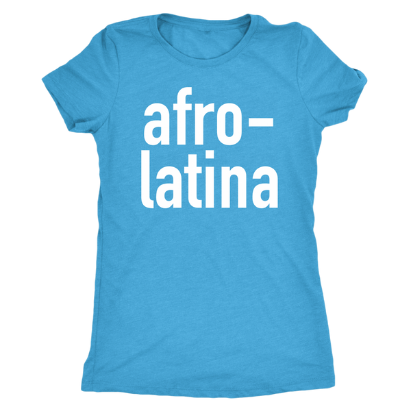 Afro Latina Womens Triblend Shirt - AfroLatina Pride