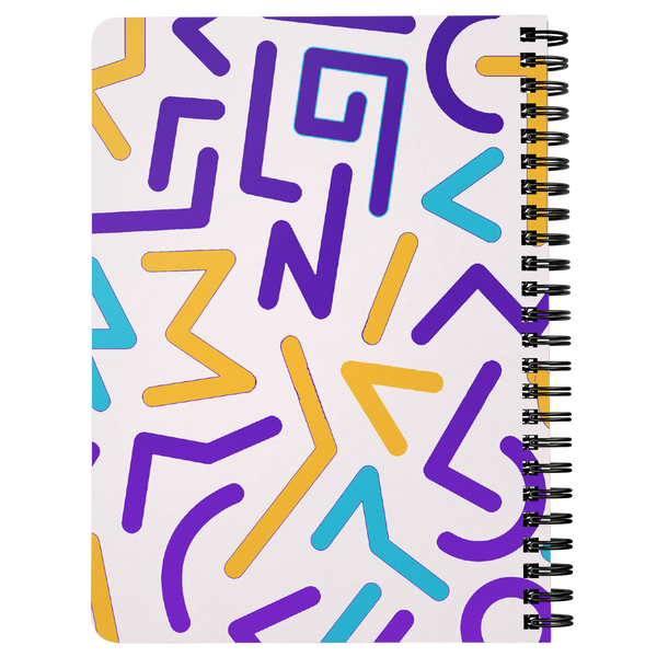 Retro Inspired Black Girl Magic Spiralbound Notebook