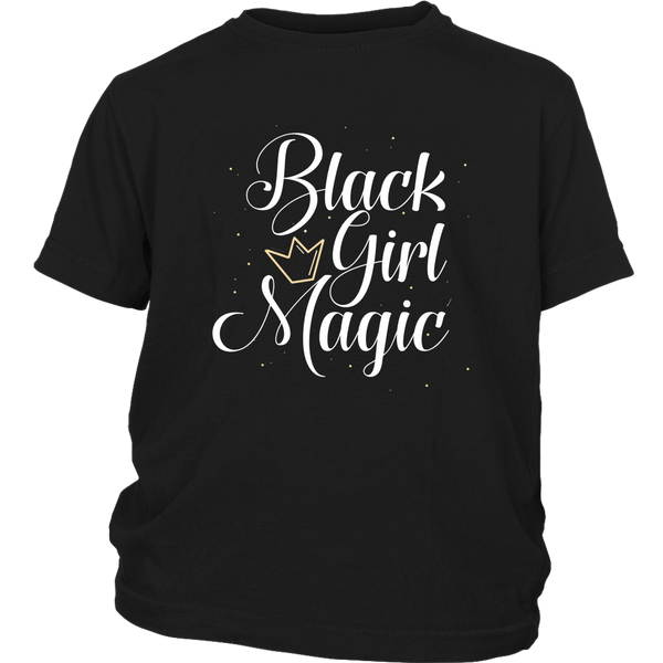 Black Girl Magic - Melanin Magic - Womens Youth Shirt